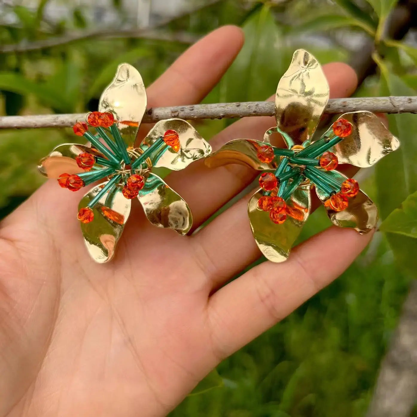Golden Green Flower