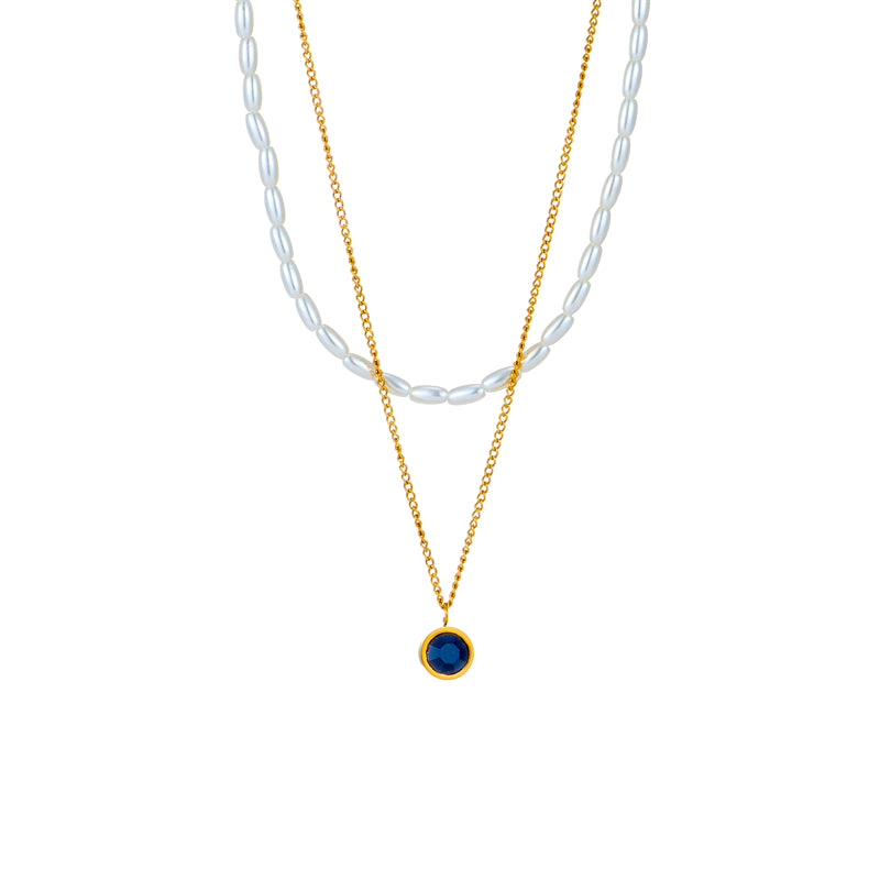 French layered necklaces