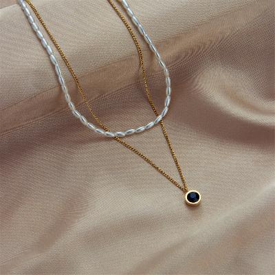 French layered necklaces