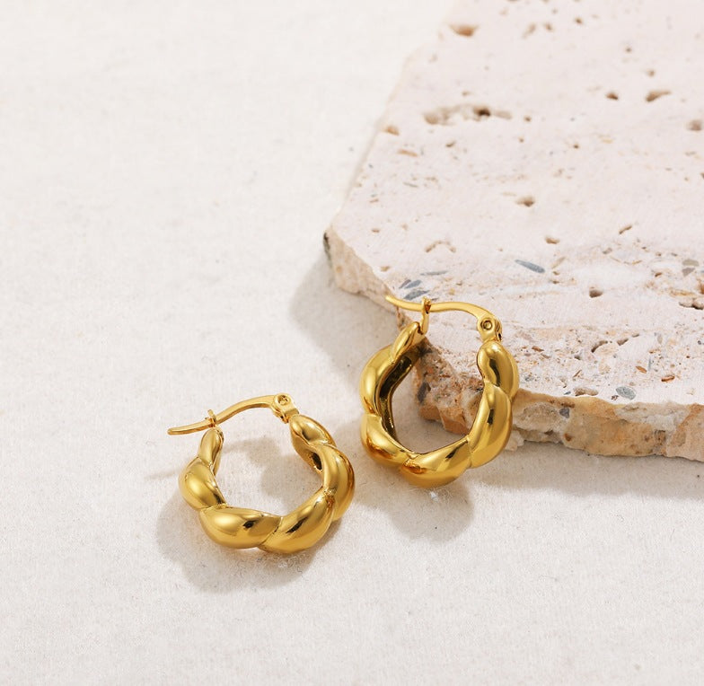 Gold Hoop Earrings