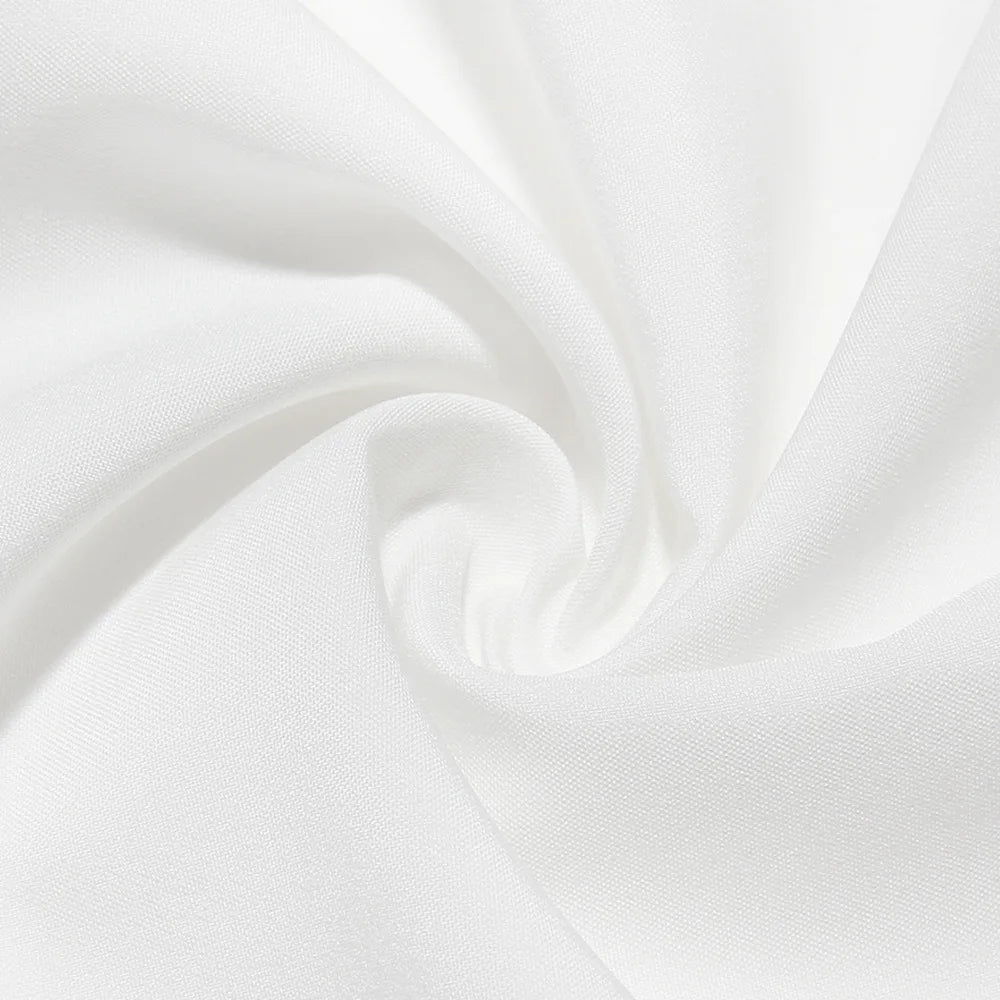 White Mini Summer High Waist Skirt