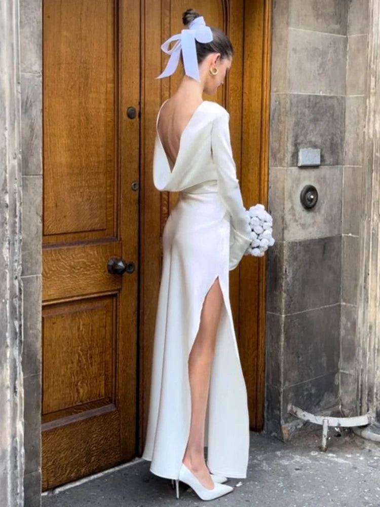 Elegant Christmas Evening Dress