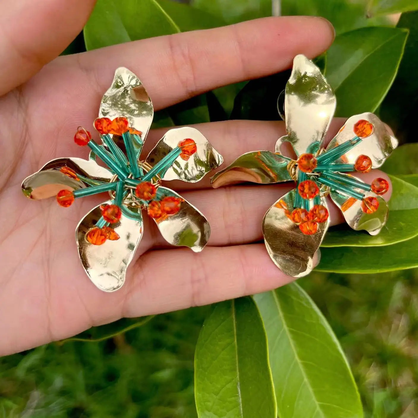 Golden Green Flower