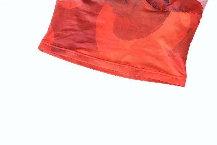 Weird Puss Tie-Dye Print 2 Piece Set