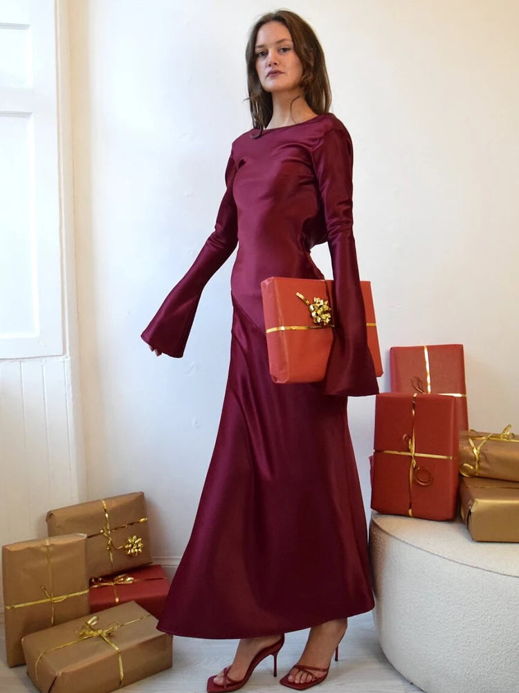 Elegant Christmas Evening Dress