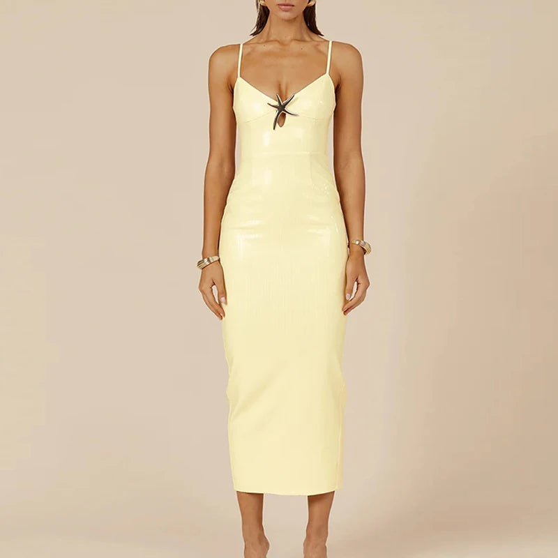 Starfish Suspender Summer Fashion Sleeveless Party Dress