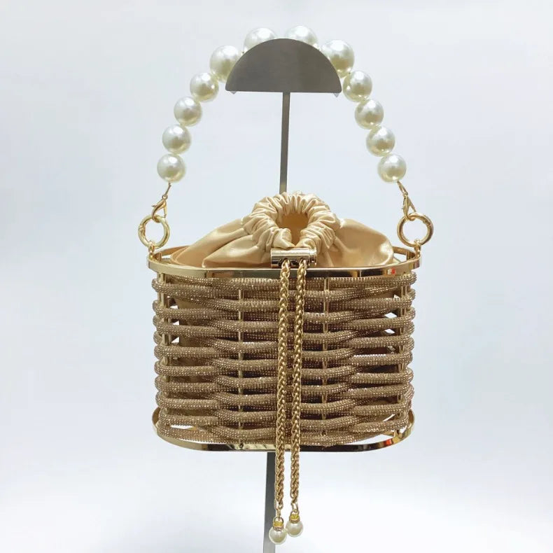 Basket Evening Clutch Bags